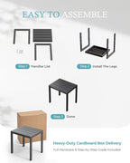 Ciokea Aluminum Foldable Lounge Chairs Set of 4 - Image 7