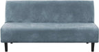 H.VERSAILTEX Real Velvet Futon Cover Armless Sofa Covers Sofa Bed Covers by HVERSAILTEX