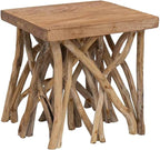 Brown Coffee Table Recycled Wood Table - Image 7