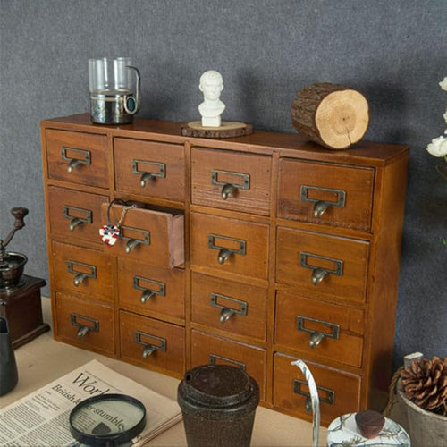 16 Drawers Apothecary Cabinet - Image 2