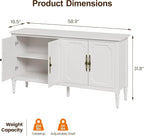 RoyalCraft 118" Buffet Cabinet - Image 2