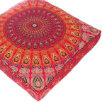 Mandala Floor Pillow Cover Meditation Cushion Seating Throw Hippie Round - Image 4