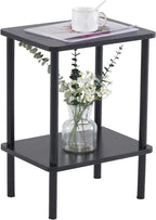 Apicizon 2 Tier End Table, Small Side Table by APICIZON