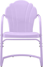 Crosley Furniture Tulip 2-Piece Outdoor Chair Set, Vintage Retro Metal Patio - Image 4