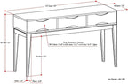 SIMPLIHOME Harper Console Table - Image 3