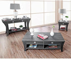 Furniture of America Ami Transitional Wood Storage End Table in Gray - Image 5