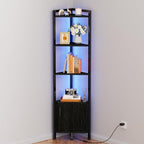 Furnulem Corner Shelf, 5-Tier Corner Cabinet by Furnulem
