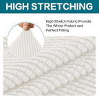 Turquoize 2 Piece Chair Covers Armchair Slipcovers - Image 5