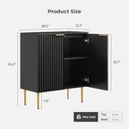 SICOTAS 57" Modern Sideboard Buffet Cabinet - Image 2