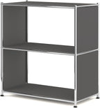 32-Inch 2-Tier Metal Bookcase, Open Shelf Storage Organizer by SIMPLINK