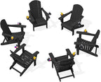 SERWALL HDPE Folding Adirondack Chair by SERWALL