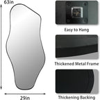 Large Irregular Mirror, Modern Organic Shape Mirror - Image 4