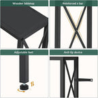 Gewudraw Console Table Narrow Long, Behind Couch Table - Image 8