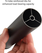 Bed Support Legs Replacement Black 8 Inch Metal Cylinder Legs - Image 6