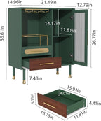 ARTPOWER Modern Coffee Bar Cabinet - Image 2