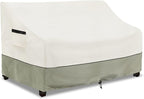 Outdoor 2-Seater Loveseat Cover, Patio Sofa Covers Fits up to 58W x 32.5D x 31H by LSongSKY