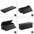 DocSafe Storage Ottoman Bench, Fireproof＆Waterproof Folding Bench - Image 8