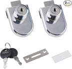 2Pcs Glass Cabinet Lock with Keys, Display Case Lock by Unknown