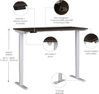 Bush Business Furniture 60-inch Electric Height Adjustable Standing Desk - Image 3