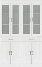 Crosley Furniture Stanton 2-Piece Glass Door Kitchen Storage Pantry Cabinet - Image 4