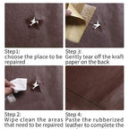 Leather Repair Patch Kit Burgundy 4 x 60 inch Leather Repair Tape Self Adhesive - Image 4