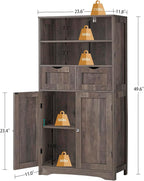 Iwell Tall Storage Cabinet - Image 3