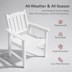 Stoog 3 Piece Patio Dining Sets, All-Weather Patio Chairs - Image 5
