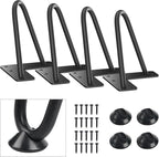 SMARTSTANDARD 7 Inch Heavy Duty Hairpin Furniture Legs, Metal Home DIY Projects by SMARTSTANDARD