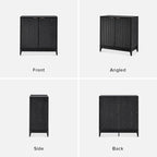 mopio Brooklyn Fluted Storage Cabinet, Modular Accent Buffet Sideboard - Image 8