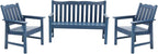 Stoog Outdoor Chairs & Bench Set, All-Weather Patio Furniture Set, Include 2 by Stoog