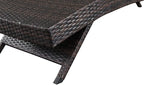 PE Rattan Adjustable Backrest Chaise Lounge Set 2 - Image 7