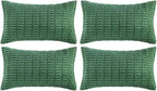 Fancy Homi 4 Packs Decorative Throw Pillow Covers by Fancy+Homi