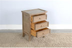Sunny Designs Marina Nutmeg Beach Pebble Wood End Table - Image 3