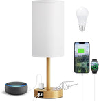 Fenmzee Gold Nightstand Bedroom Lamp by Fenmzeelighting