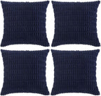 Fancy Homi 4 Packs Decorative Throw Pillow Covers by Fancy+Homi