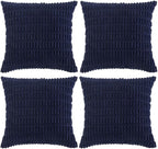 Fancy Homi 4 Packs Decorative Throw Pillow Covers by Fancy+Homi
