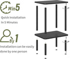 Apicizon 2 Tier End Table, Small Side Table - Image 4