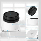 Set of 4 Stainless Steel Furniture Legs 2 Inch, Adjustable Round Cabinet Legs - Image 4
