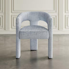 Jofran Gwen Jacquard Upholstered Accent Chair, Modern Luxury Plush Sculptural - Image 7