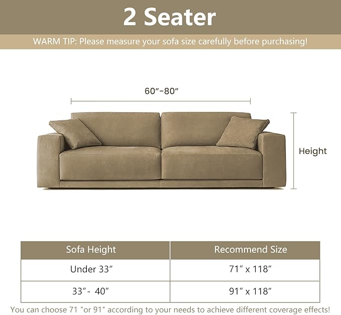 MYSKY HOME Couch Cover for Dogs, Sectional Couch Cover - Image 8