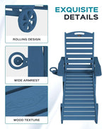 Ciokea Outdoor Chaise Lounge Chair Set of 2, Patio Lounge Chairs - Image 5
