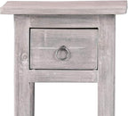 Sunset Trading Shabby Chic Cottage Accent Table, Distressed Light Gray - Image 6