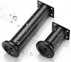 4PCS Adjustable 9.64-16.6 Inch Metal Furniture Legs Black Furniture Replacement - Image 4