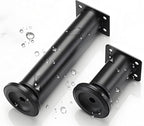 4PCS Adjustable 4.7-7.08 Inch Metal Furniture Legs Black Furniture Replacement - Image 4