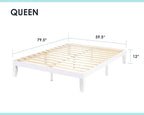 Mellow Naturalista Classic 12 Inch Solid Wood Platform Bed - Image 2