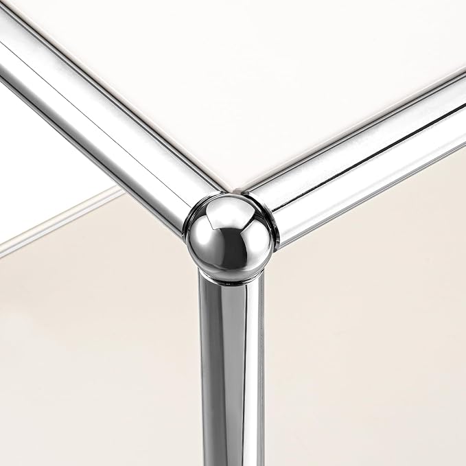Modern Storage Cabinet White H, Home Office Cabinet, Versatile Free-Standing - Image 8
