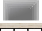 WAMPAT Modern TV Stand for 32-110 Inch TVs, Wood Entertainment Center - Image 4