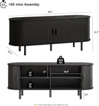 ONBRILL 55" TV Stand with Power Outlet - Image 2