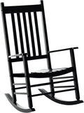 Outsunny Outdoor Rocking Chair, Patio Wooden Rocking Chair by Outsunny