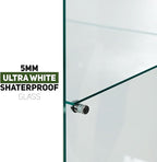 Beauty4U One-Door Glass Display Cabinet, Collection Display, Quick Installation - Image 4